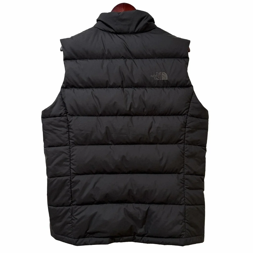 The North Face Mens 550 Down Full Zip Puffer Vest Size M Black Outdoors Packable